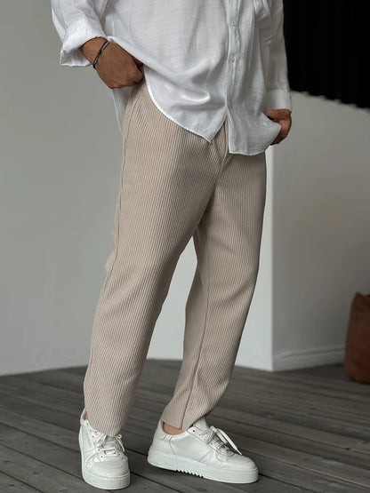 Luxury Men's Trousers in Soft Fabric – Alessio