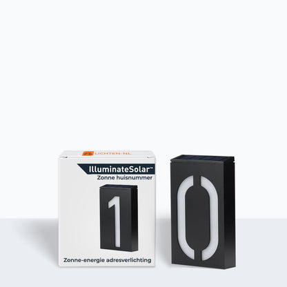 Solar-powered House Number - SolarSign