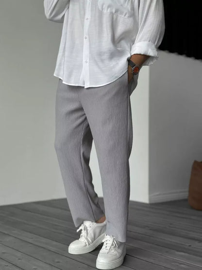 Luxury Men's Trousers in Soft Fabric – Alessio
