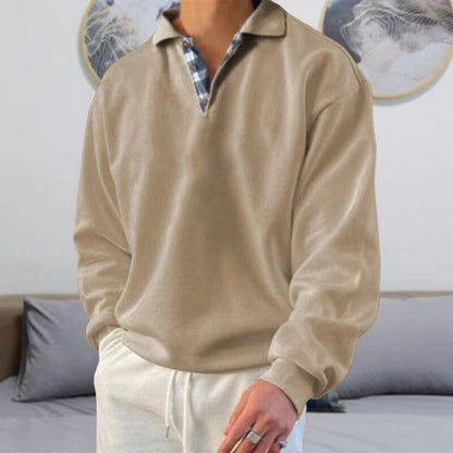 Lightweight men's autumn sweater with a loose fit – Benedikt