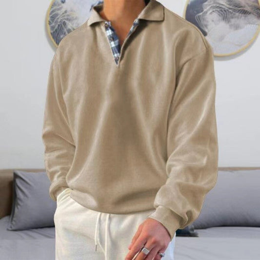 Lightweight men's autumn sweater with a loose fit – Benedikt