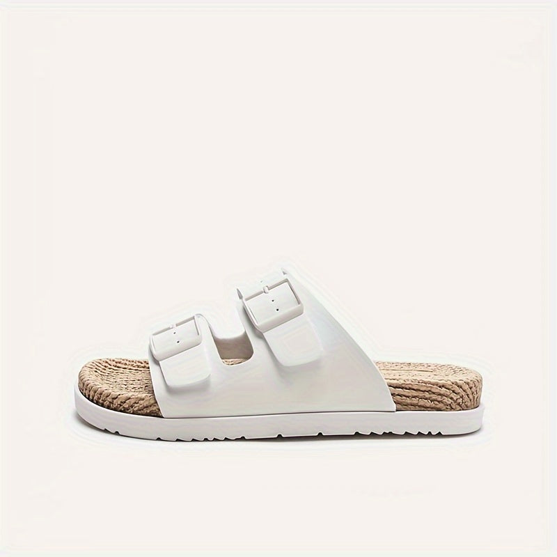 Stylish men's summer slip-ons with adjustable straps - GripStep