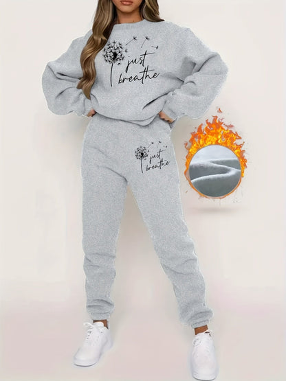 Plush-Lined Women's Jogging Set – Isadora