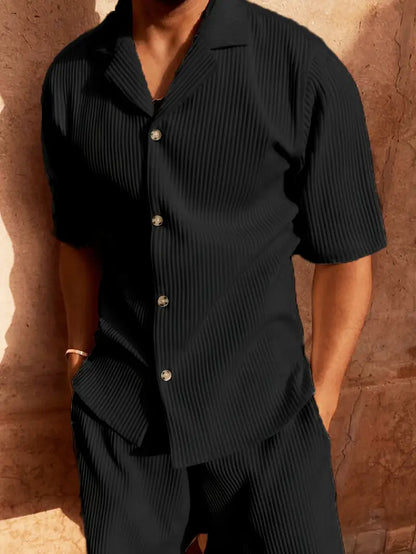 Trendy men's corduroy summer suit – Mauro