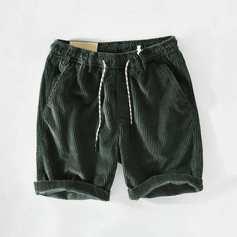Summer men's cotton shorts with drawstring – Leon