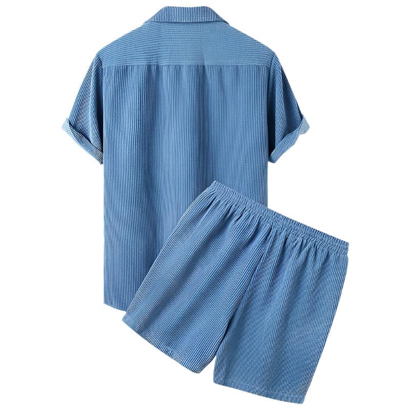 Two-Piece Men's Velvet Summer Set - Fabio