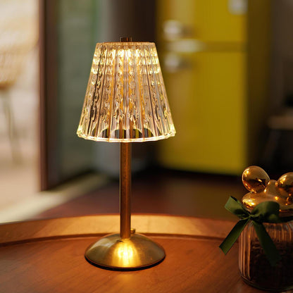 Golden Crystal Table Lamp - Aurora Luxe