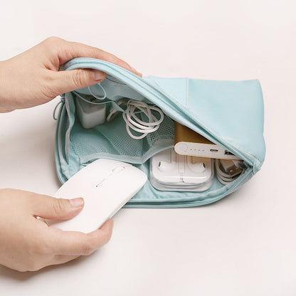 Compact waterproof travel organiser for electronics and cables – 2 for the price of 1 mini storage box