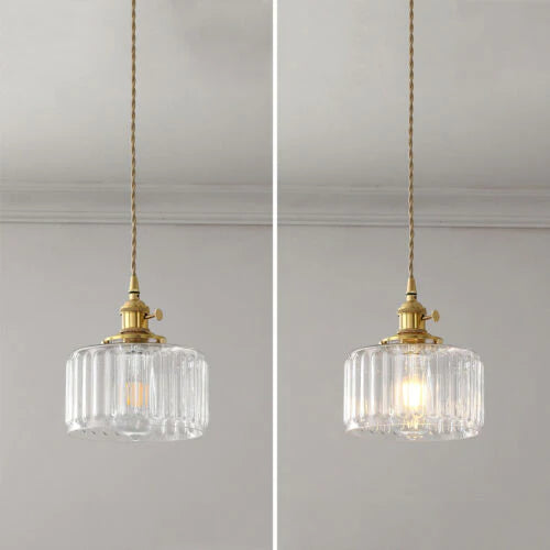 Vintage Crystal Pendant Lamp - Celeste