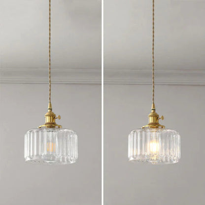 Vintage Crystal Pendant Lamp - Celeste