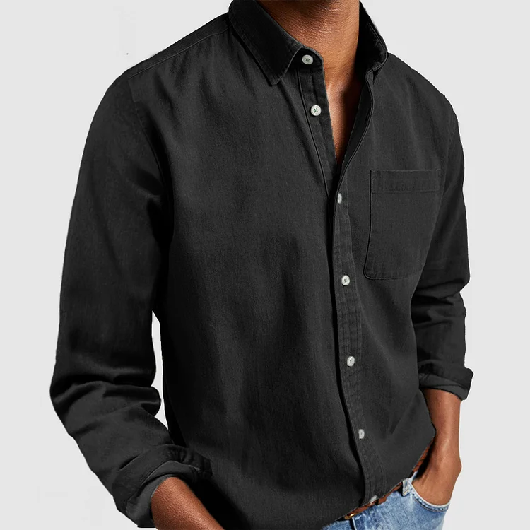 Relaxed men's casual shirt with a modern fit – Henrik Autumn Edition