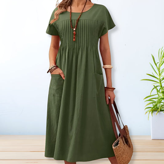 Airy, comfortable summer dress with a relaxed fit – Tabea