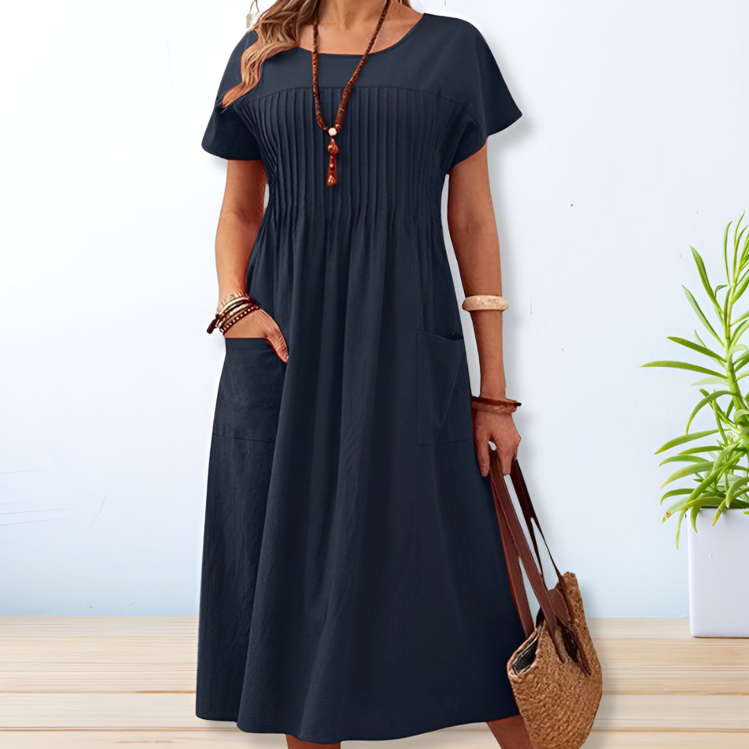 Airy, comfortable summer dress with a relaxed fit – Tabea