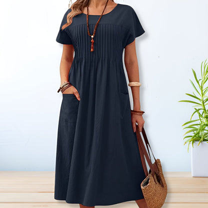 Airy, comfortable summer dress with a relaxed fit – Tabea