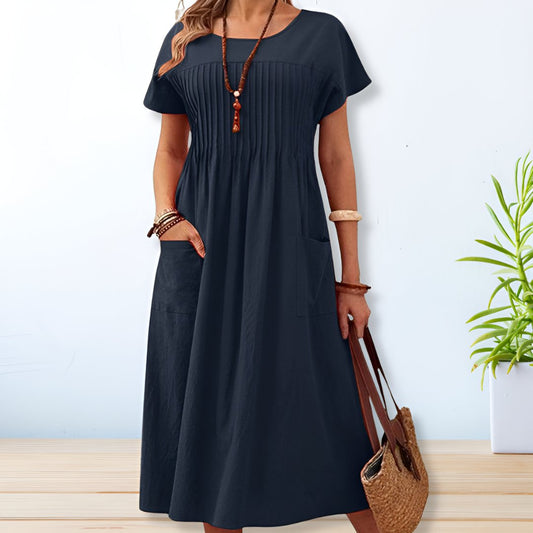 Airy, comfortable summer dress with a relaxed fit – Tabea