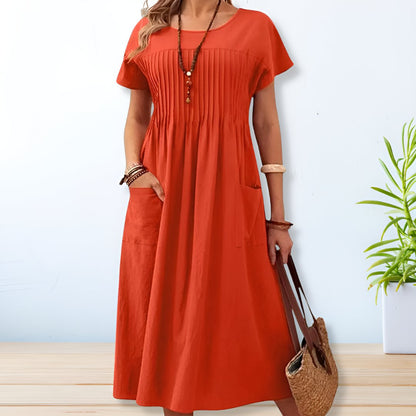 Airy, comfortable summer dress with a relaxed fit – Tabea