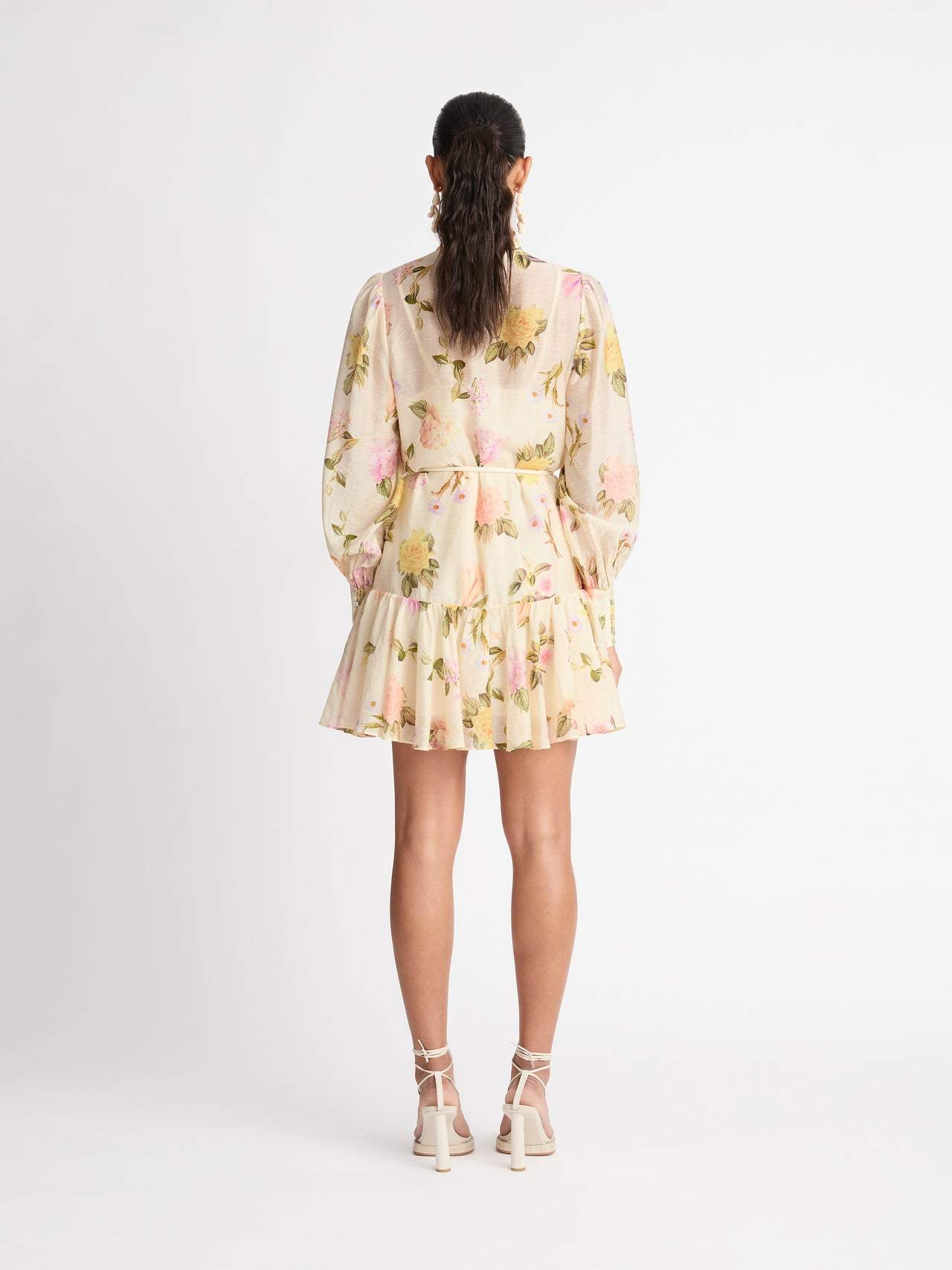 Mini shirt dress with lace trim – Sylvie Herbstzauber