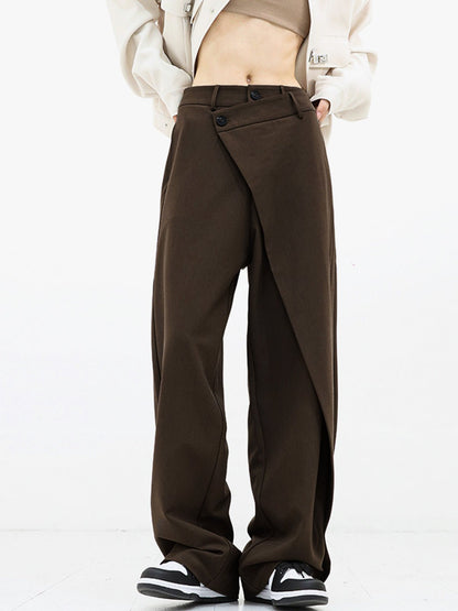 Asymmetrical Comfort Trousers - Livia