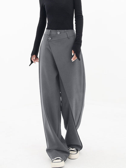 Asymmetrical Comfort Trousers - Livia
