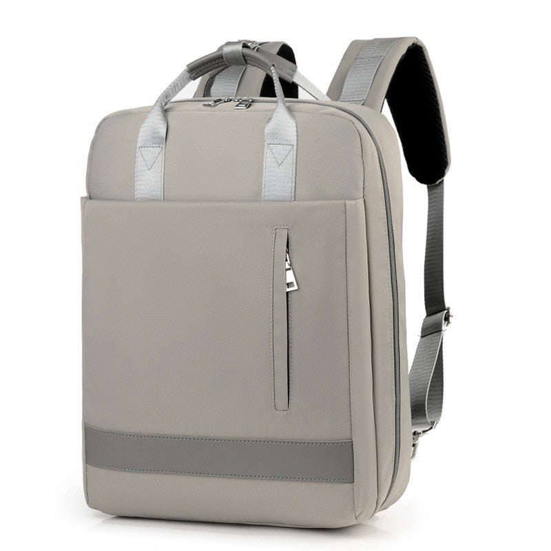 Secure anti-theft backpack with hidden zips and USB charging.