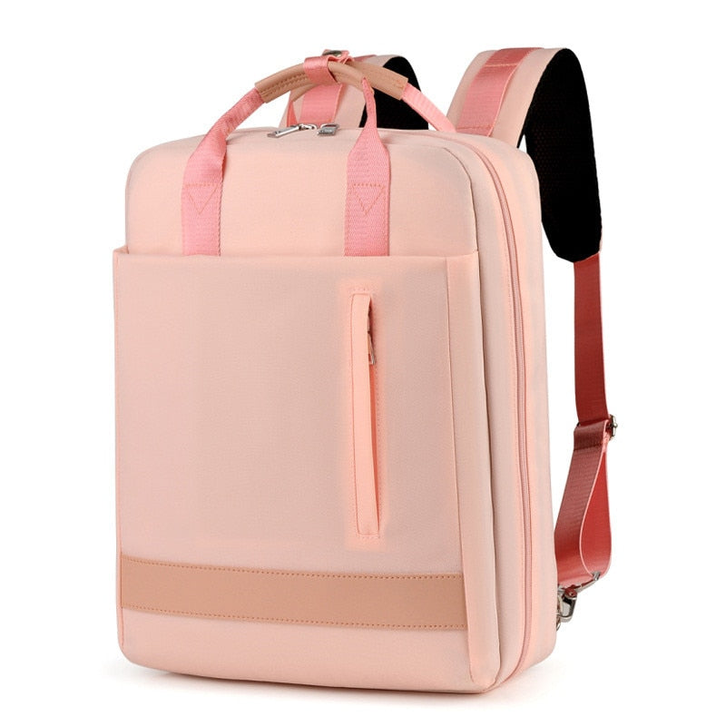 Secure anti-theft backpack with hidden zips and USB charging.