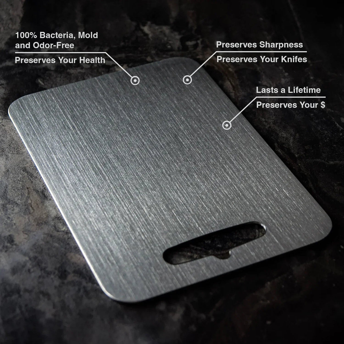Titan Kitchen Cutting Board - Antibacterial | Non-Toxic | Durable 3