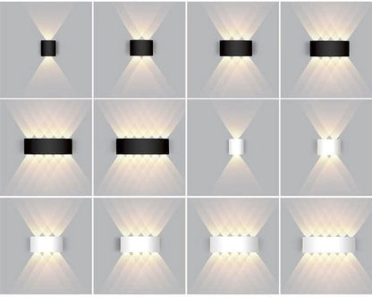 Waterproof LED Outdoor Wall Light – Sleek Aluminum Energy-Saving Fixture 2