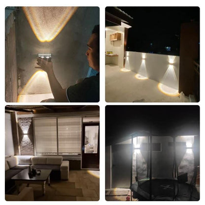 Waterproof LED Outdoor Wall Light – Sleek Aluminum Energy-Saving Fixture 5