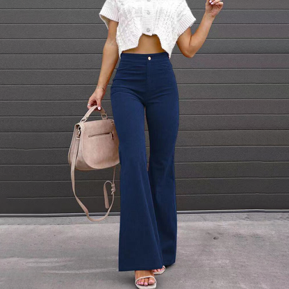 Flared Vogue Style Trousers - Isabella