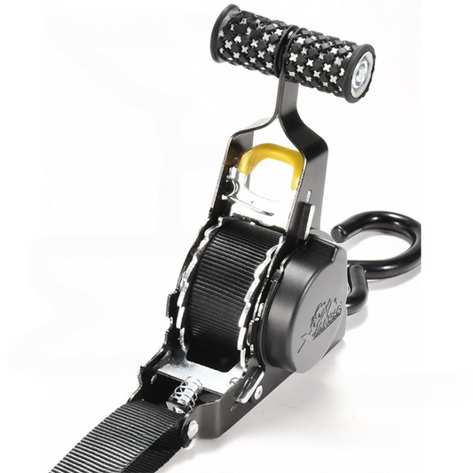 Heavy-Duty Auto Retractable Ratchet Straps for Secure Cargo