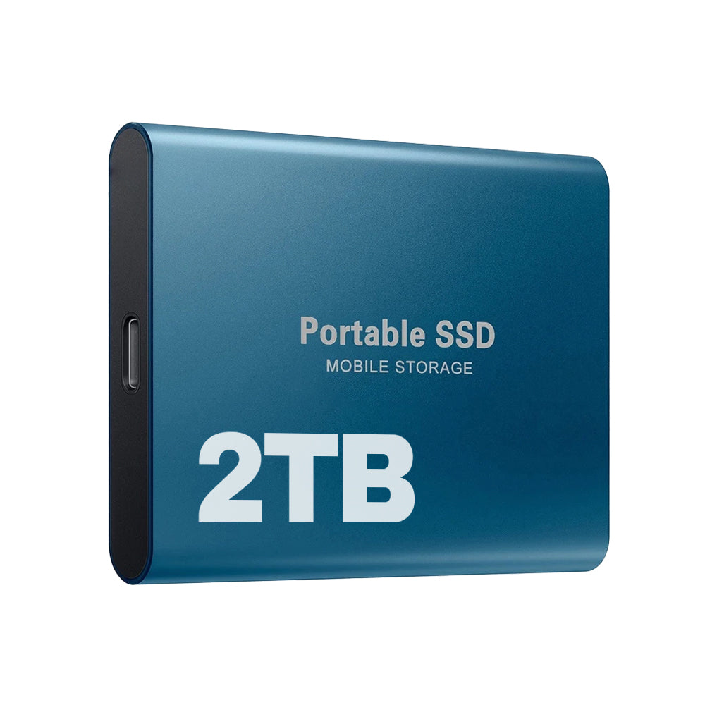 Portable High-Speed SSD Storage, USB-C 1050MB/s (2TB) 8