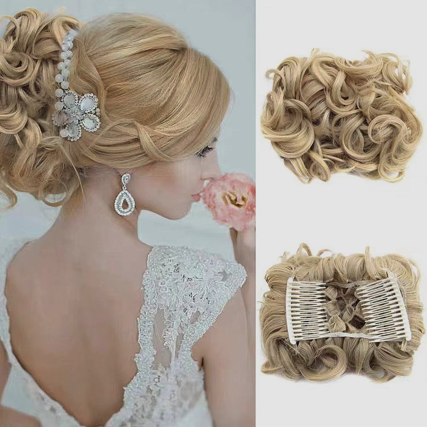 Curly Knot Hair Extension – FluffyFix