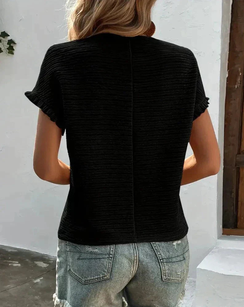 Soft cotton women's T-shirt – Élodie