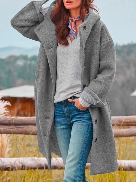 Comfortable ladies' coat – Anouk