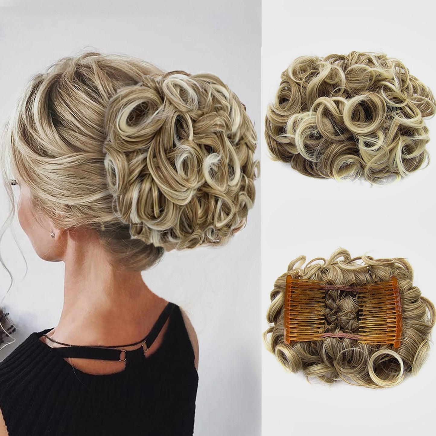 Curly Knot Hair Extension – FluffyFix