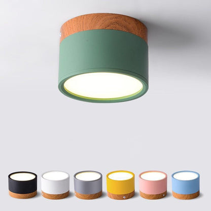 Morandi Style Modern LED Ceiling Light - LumiModo