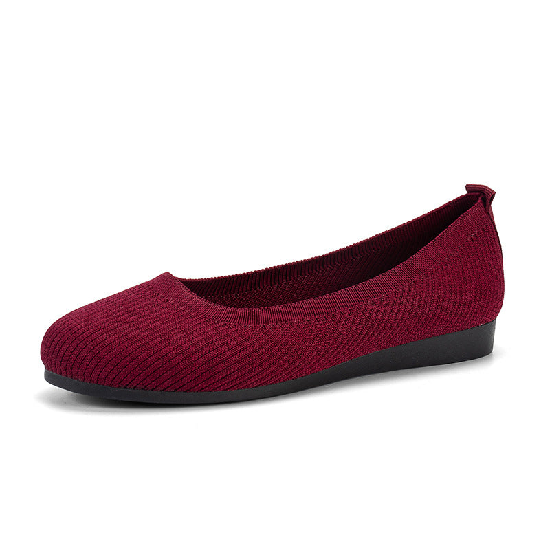 Autumn orthopaedic women's ballet flats with comfort sole & classic design – Mia