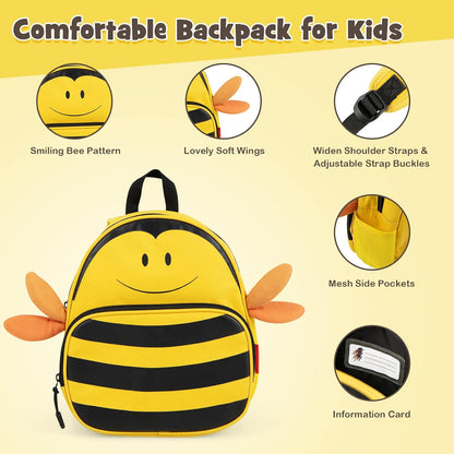 Children's 2-piece ride-on suitcase and travel backpack set with spinner wheels