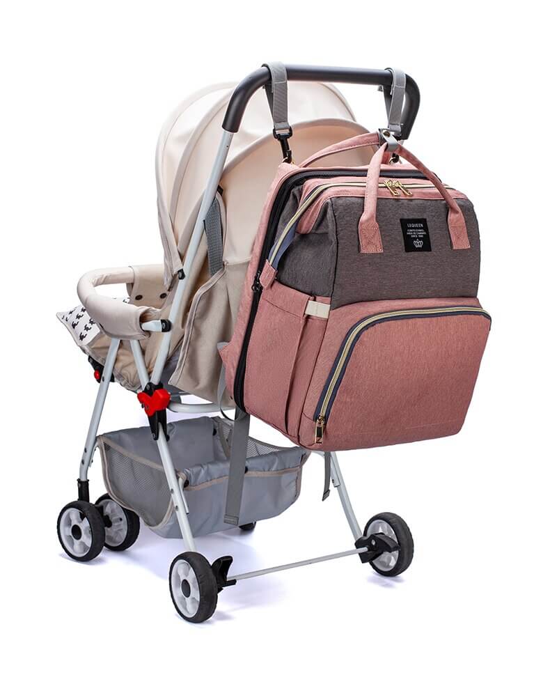 Portable baby cot and changing bag – multifunctional travel rucksack