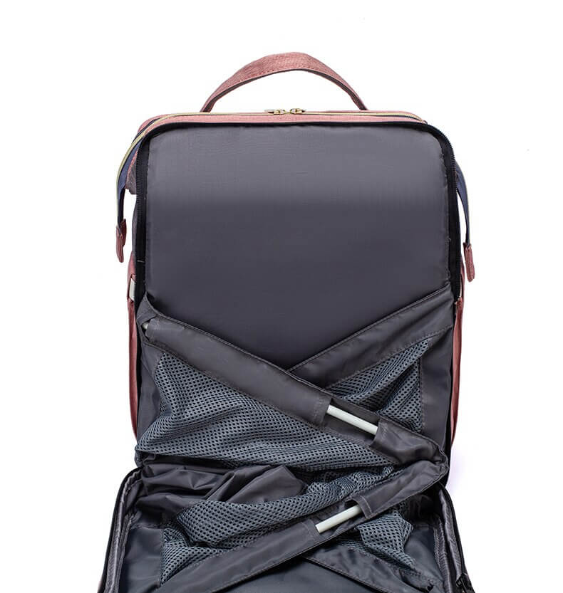 Portable baby cot and changing bag – multifunctional travel rucksack