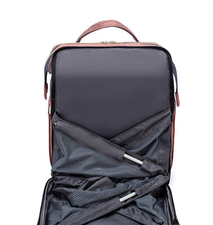 Portable baby cot and changing bag – multifunctional travel rucksack