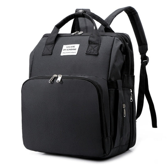 Portable baby cot and changing bag – multifunctional travel rucksack