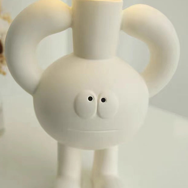 Playful Table Lamp with Glass Sphere - Glombra