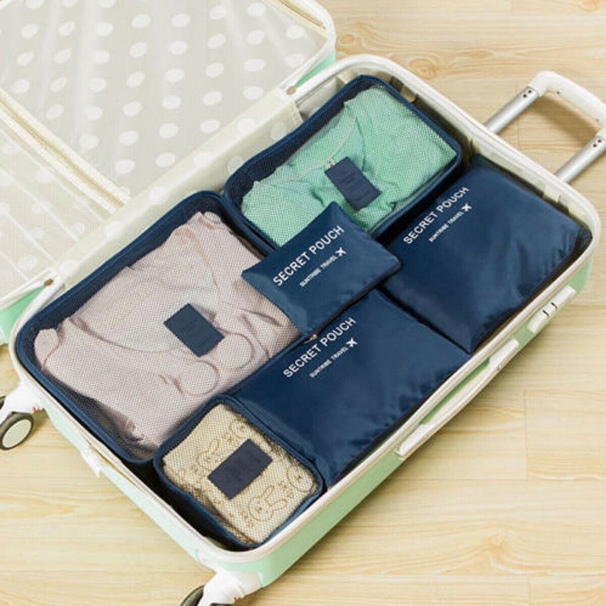 Luggage organiser set – 2 for the price of 1: space-saving travel storage bags