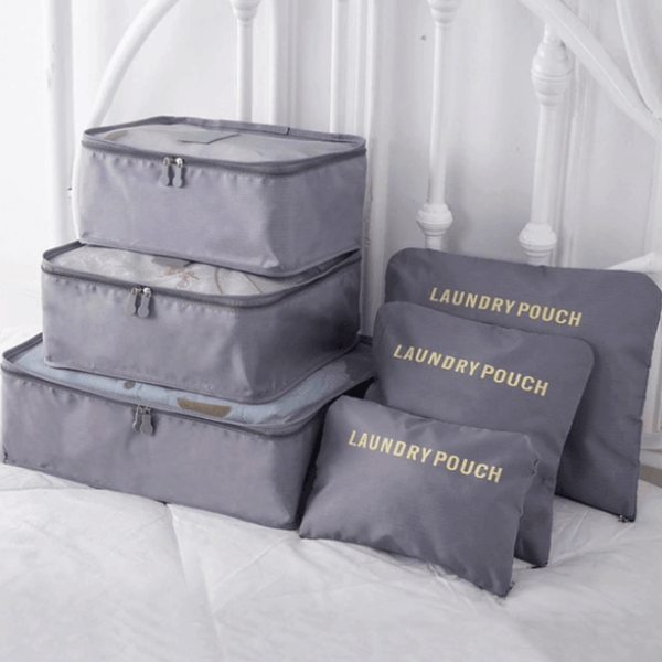Luggage organiser set – 2 for the price of 1: space-saving travel storage bags