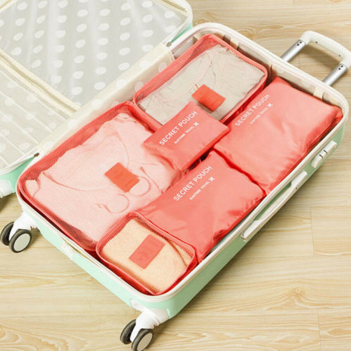 Luggage organiser set – 2 for the price of 1: space-saving travel storage bags