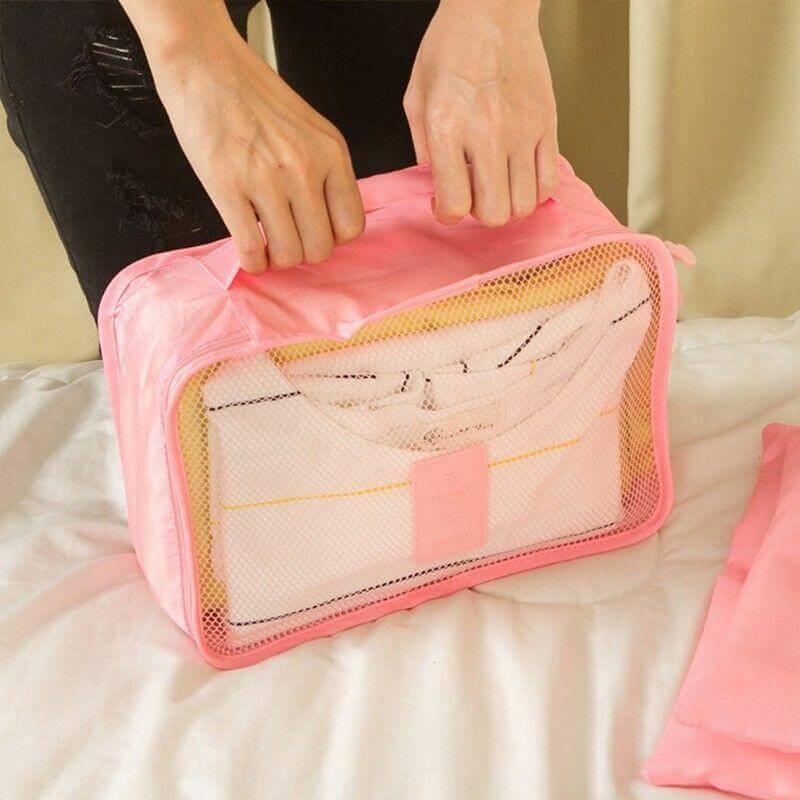 Luggage organiser set – 2 for the price of 1: space-saving travel storage bags