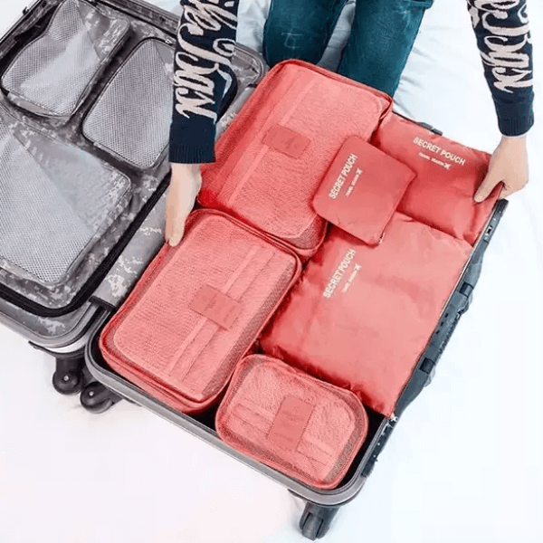Luggage organiser set – 2 for the price of 1: space-saving travel storage bags