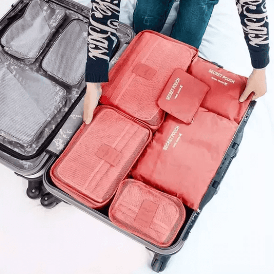 Luggage organiser set – 2 for the price of 1: space-saving travel storage bags