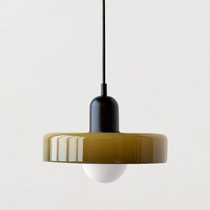 Bauhaus Colored Glass Pendant Light 31